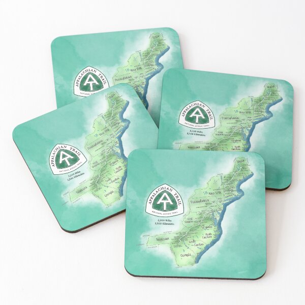 Item preview, Appalachian Trail Map designed and sold by Nicmunk-Design.