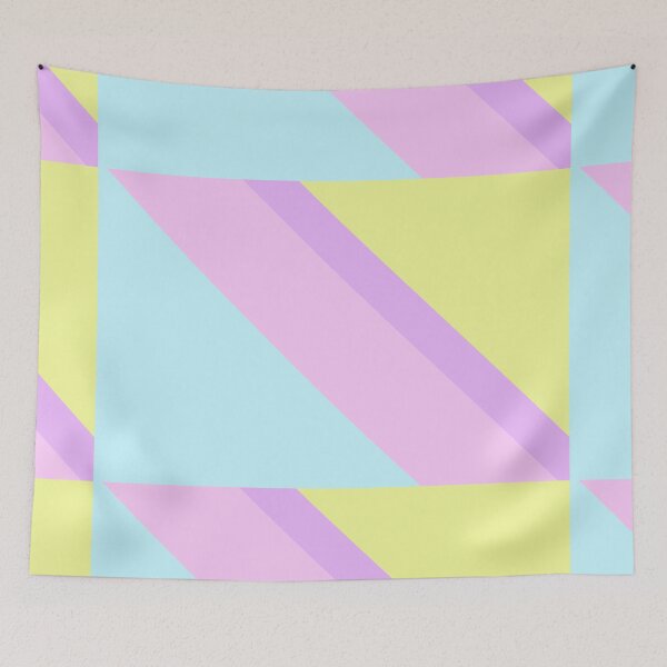 Item preview, Pastel Purple, Blue & Yellow Stripes designed and sold by newburyboutique.