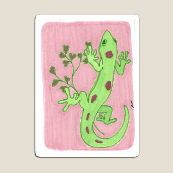 Lizard Print Magnet
