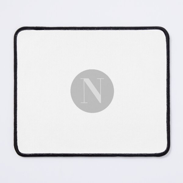 Item preview, N initial (grey) designed and sold by EMXEdesigns.