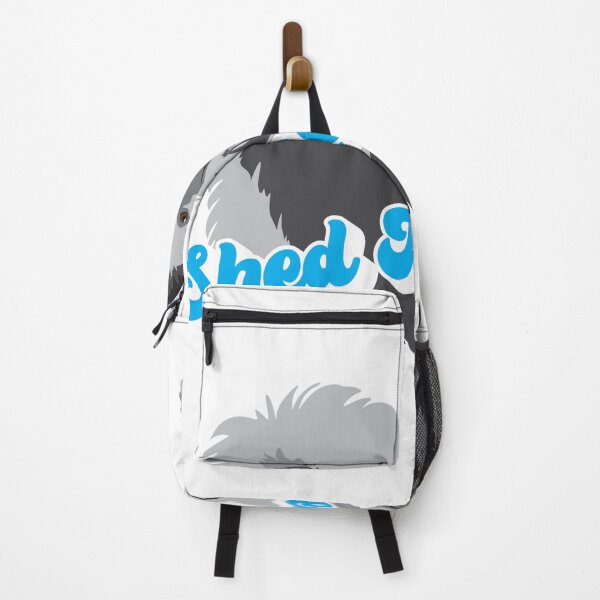 Item preview, Shed Happens Funny Keeshond Design Blue Writing designed and sold by ThoughtsDesigns.