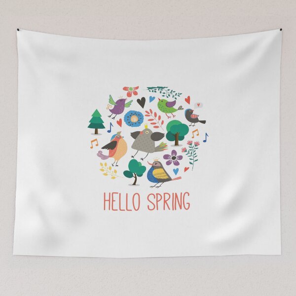 Item preview, Hello Spring designed and sold by Fox Big Shop.