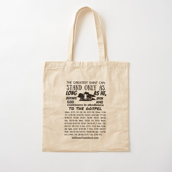 The Greatest Saint - Christian Cotton Tote Bag