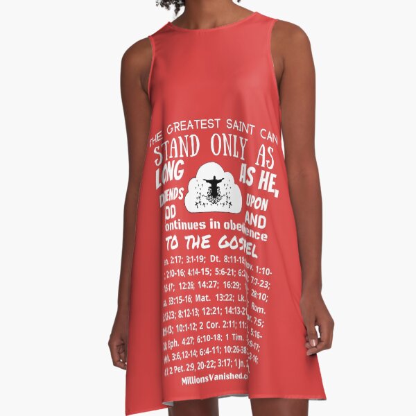 The Greatest Saint - Christian A-Line Dress