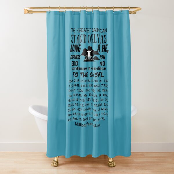 The Greatest Saint - Christian  Shower Curtain
