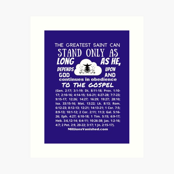 The Greatest Saint - Christian Art Print