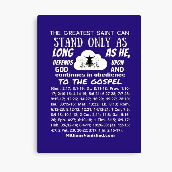 The Greatest Saint - Christian Canvas Print