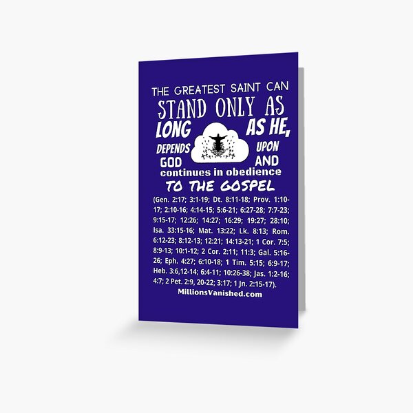 The Greatest Saint - Christian Greeting Card