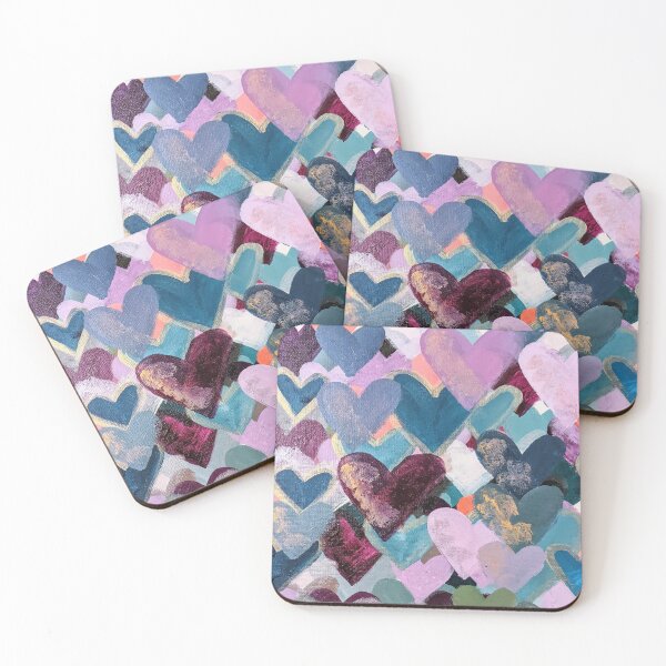 Item preview, Hearts - Acrylic Painting designed and sold by MazerolleArt.