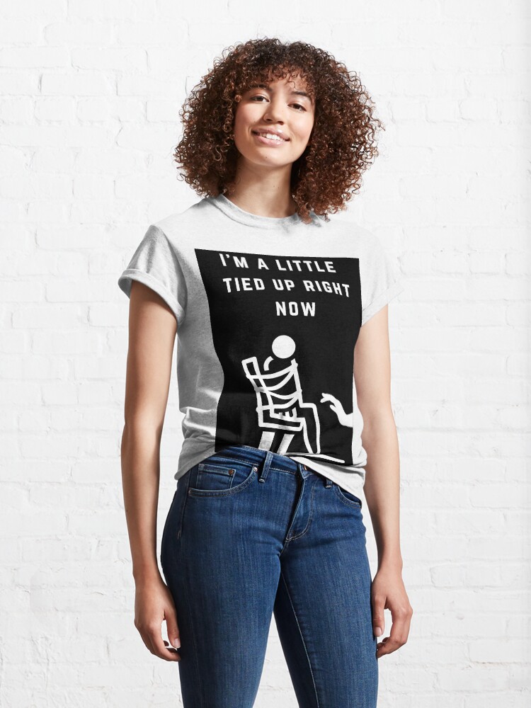 tied up t shirt women's