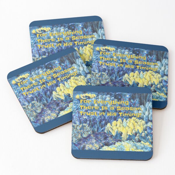 Item preview, For Everything There Is a Season. Trust in His Timing! Impressionist Art Printing Wisdom Quote designed and sold by iASunshine.