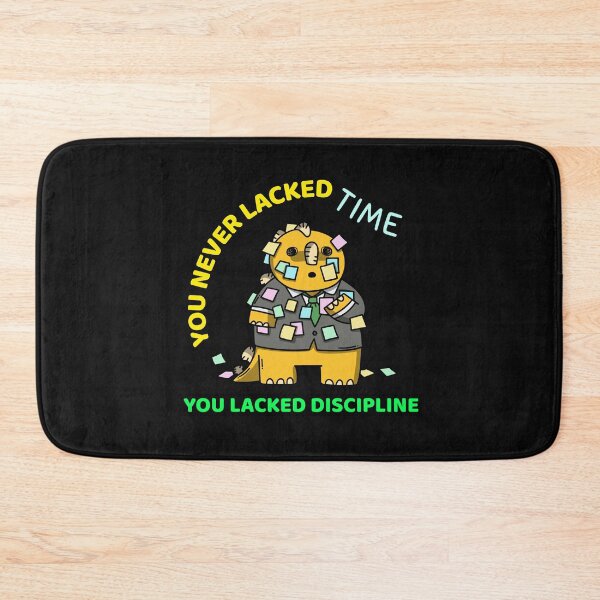 Item preview, YOU NEVER LACKED TIME. YOU LACKED DISCIPLINE. WALL ART designed and sold by SuccessfulVibes.