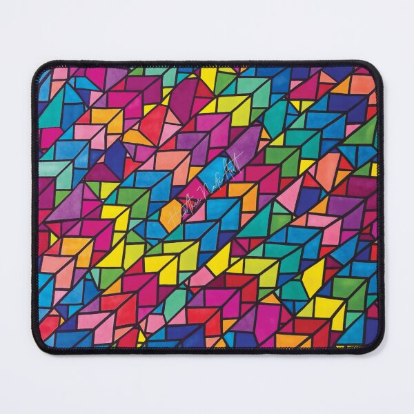 Item preview, Permanent Marker Stained Glass Block Art designed and sold by HeatherNafeArt.
