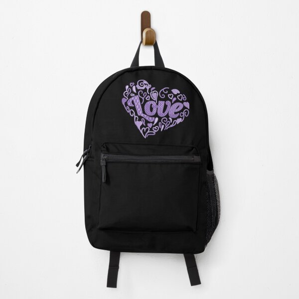 Item preview, Love in Love heart Soft Lilac Embroidered Look designed and sold by Trinket-Trickster.
