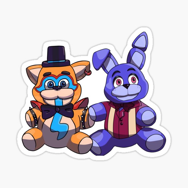 FNAF - Glamrock Bonnie & Glamrock Freddy (Security Breach) Sticker for  Sale by kaypanicarts