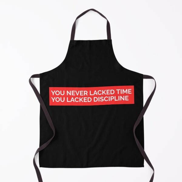 Item preview, YOU NEVER LACKED TIME. YOU LACKED DISCIPLINE. STICKER designed and sold by SuccessfulVibes.