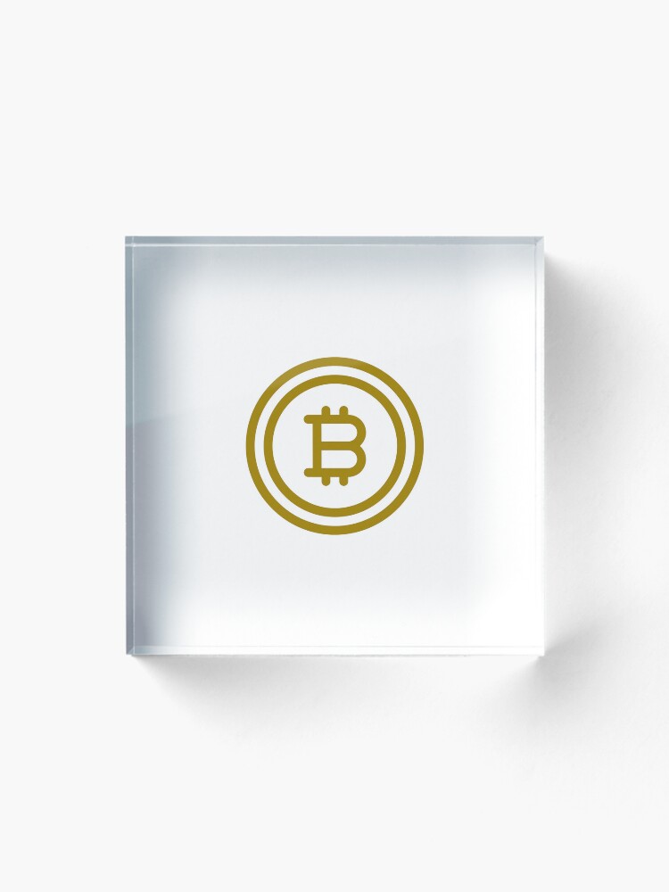 Thumbnail 1 of 5, Acrylic Block, Bitcoin designed and sold by AlexLab.