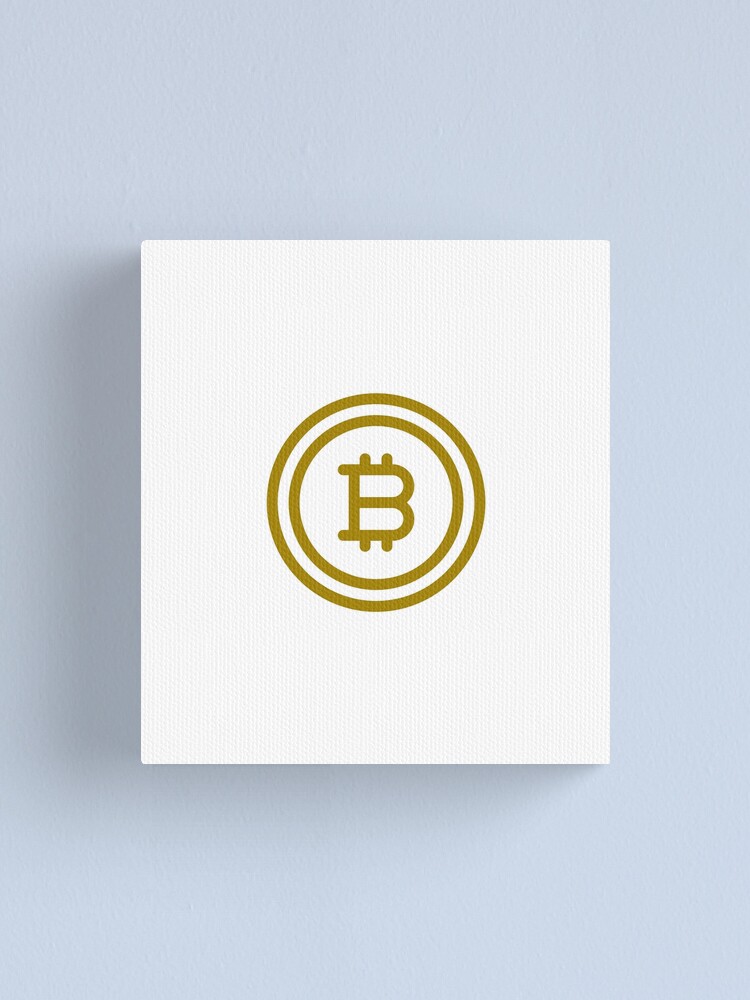 Aperçu 1 sur 3. Impression sur toile avec l'œuvre Bitcoin créée et vendue par AlexLab.