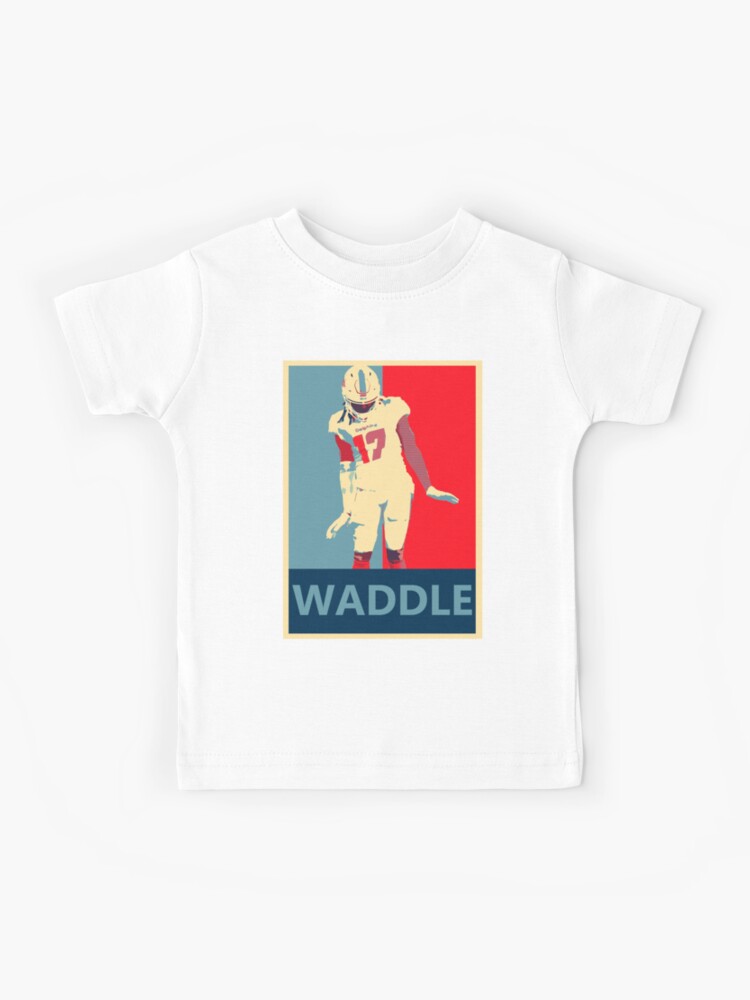 Jaylen Waddle Youth Shirt, Miami Football Kids T-Shirt