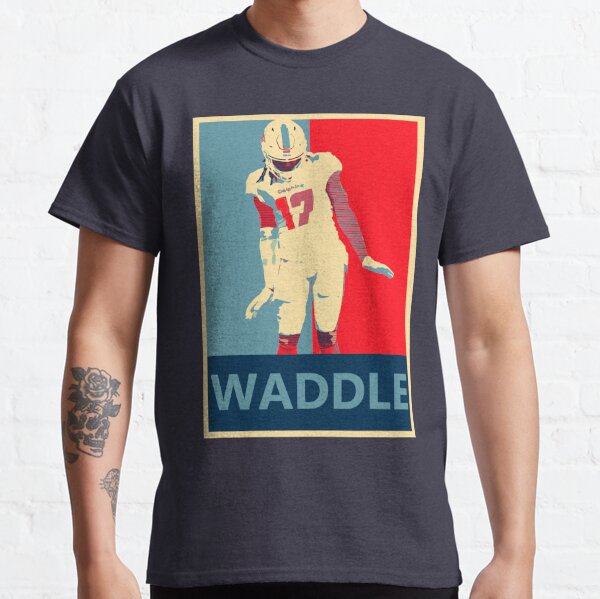 SALE!!! Jaylen Waddle Miami Dolphins Players Name & Number T-Shirt  S_5XL