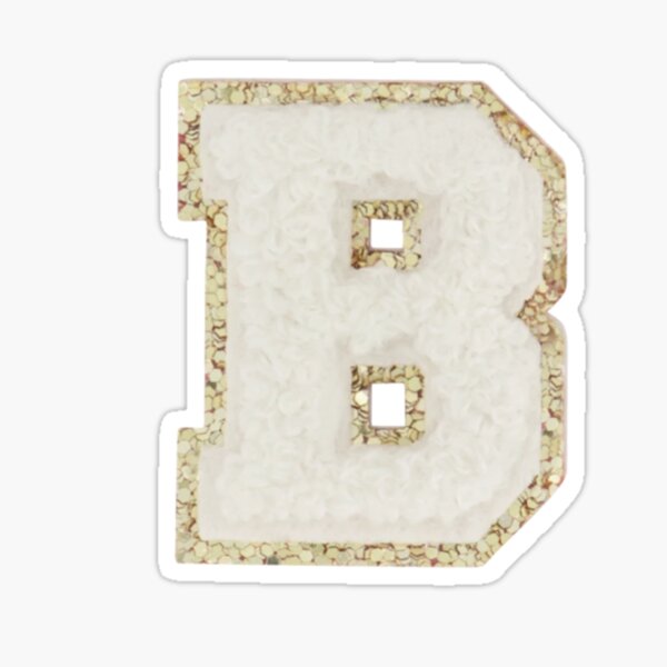 "B Letter Patch" Sticker For Sale By Brookiecookie37 | Redbubble