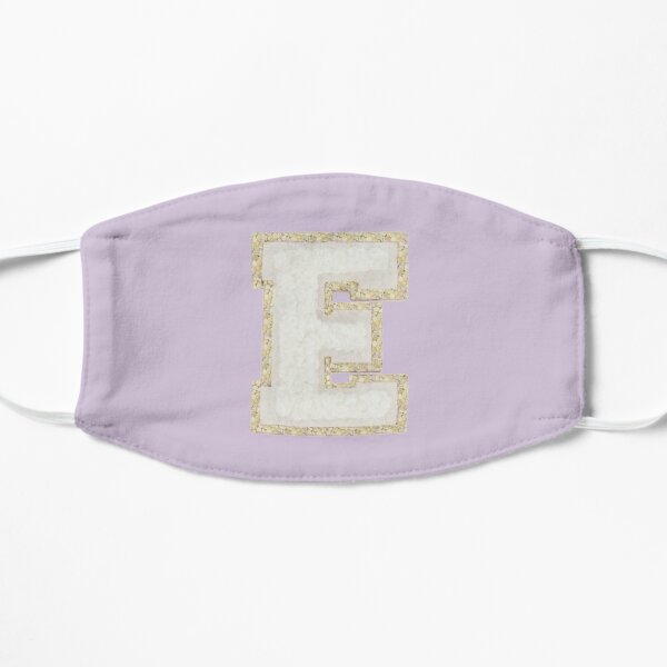 E Letter Patch Flat Mask