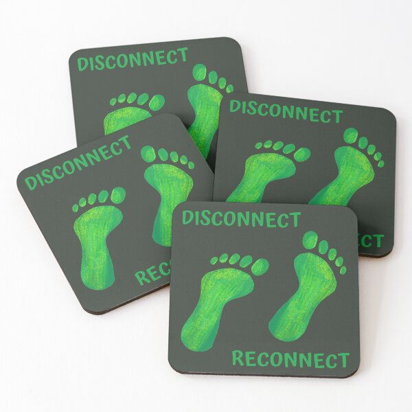 Item preview, Disconnect Reconnect - Barefoot - Human Footprint designed and sold by Aktavrh.