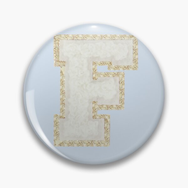 Item preview, F Letter Patch designed and sold by brookiecookie37.