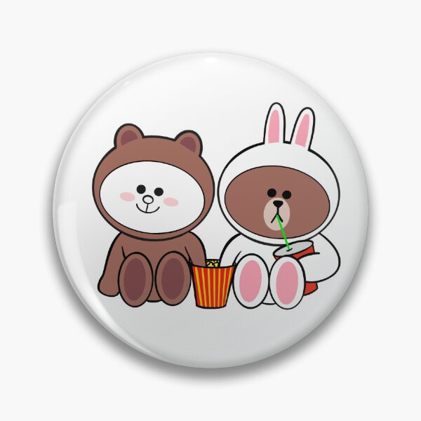 Item preview, Brown bear and Cony Bunny go to the movies designed and sold by Raven Fisher.
