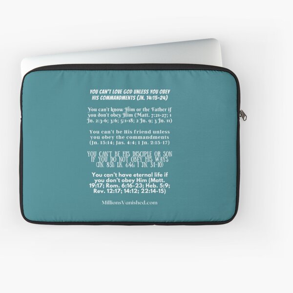 Obedient Christian - Christian Laptop Sleeve