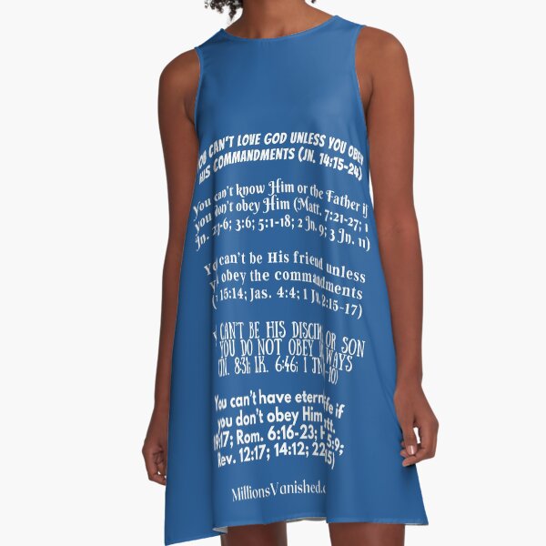 Obedient Christian - Christian A-Line Dress