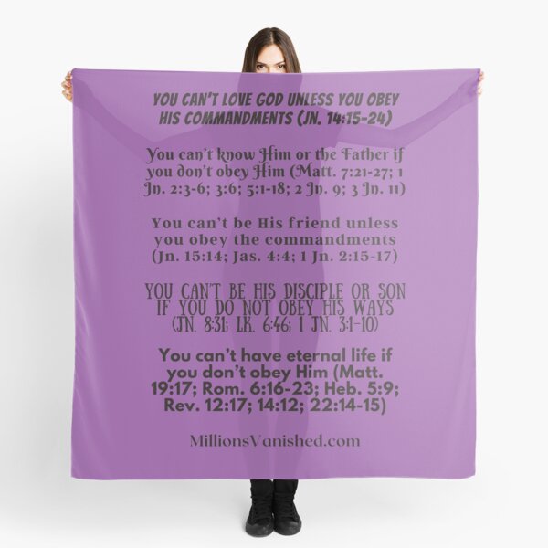 Obedient Christian - Christian Scarf