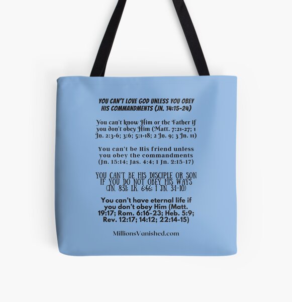 Obedient Christian - Christian All Over Print Tote Bag