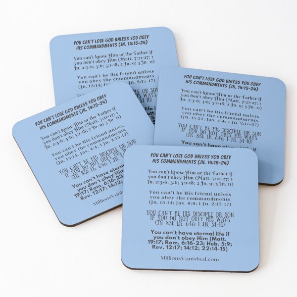 Obedient Christian - Christian  Coasters (Set of 4)