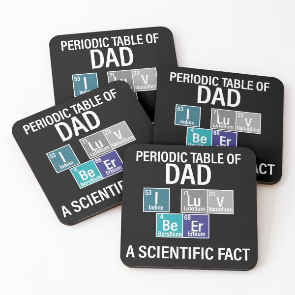 Item preview, Periodic Table of Dad a Scientific Fact  designed and sold by justbejoker.