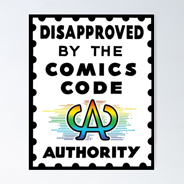Item preview, disapproved by the comics code authority designed and sold by anotherOddThing.