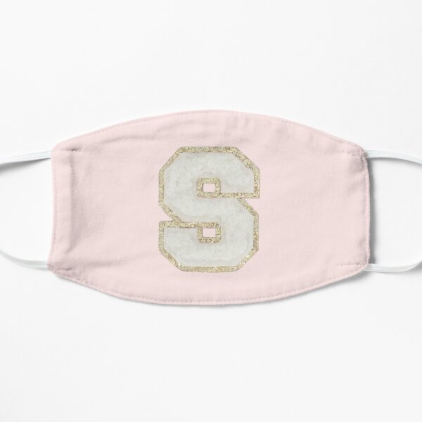 S Letter Patch Flat Mask