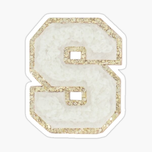S Letter Patch Sticker