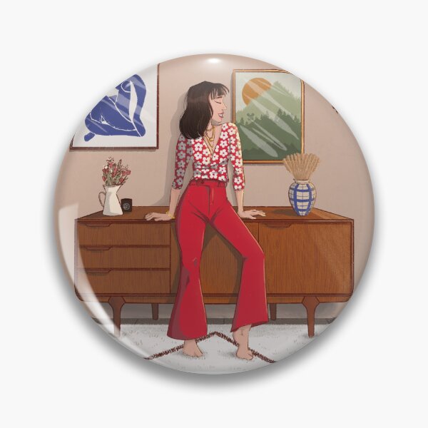 Item preview, Flower Power Red Lady designed and sold by Azec-Design.