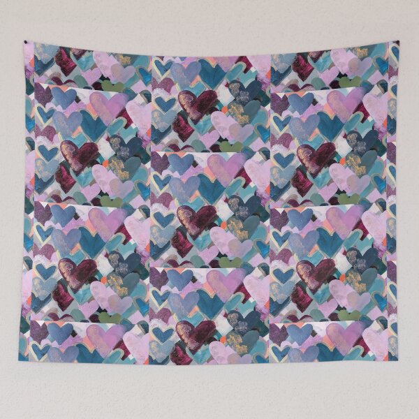 Item preview, Hearts - Acrylic Painting designed and sold by MazerolleArt.
