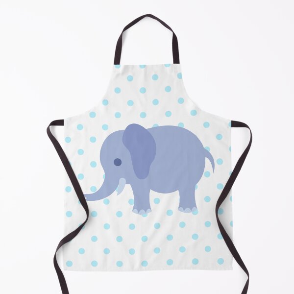 Item preview,  Light Blue Polka Dot Elephant designed and sold by The-Chic-Peach.