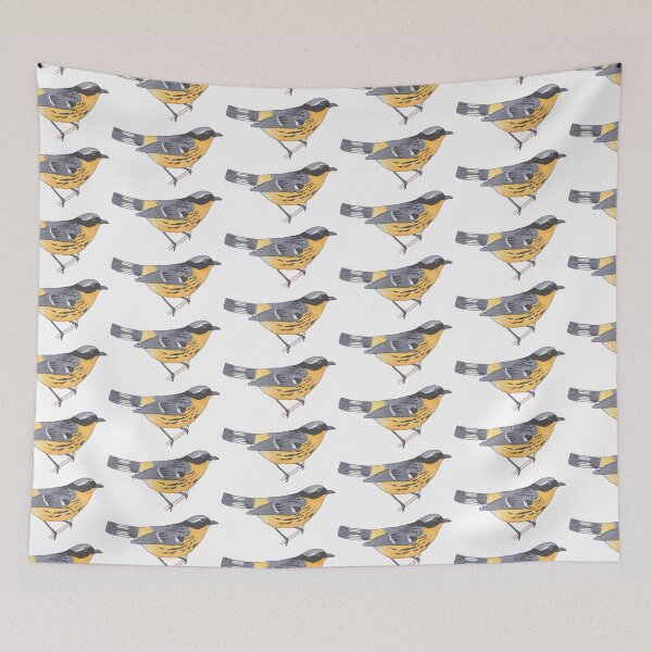 Item preview, Magnolia Warbler bird species watercolor art designed and sold by TheWaterBirds.
