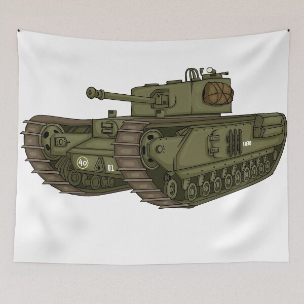 Item preview, Churchill Mk IV Tank designed and sold by DinosaurDesign.