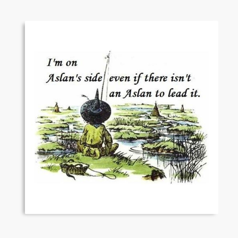 "Puddleglum Quote" Canvas Print by tudorwestwood Redbubble