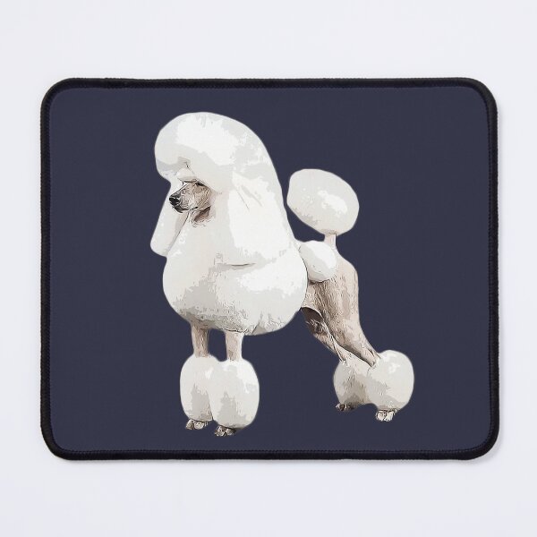 Item preview, Poodle Standard White Elegance designed and sold by ElegantCat.