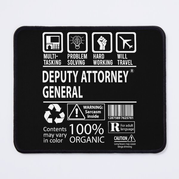 Item preview, Deputy Attorney General T Shirt - MultiTasking Certified Job Gift Item Tee designed and sold by oslandefren.