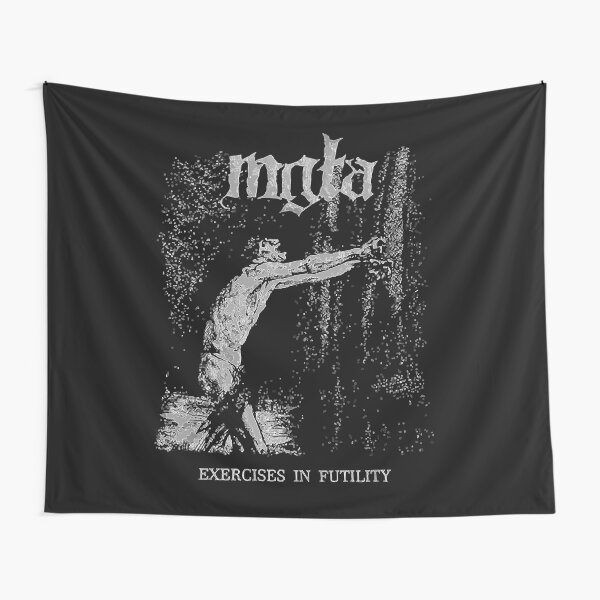 "Mgla, Mgla, Mgla, metal, Balck metal band" Tapestry for Sale by BrandonRoss6 Redbubble