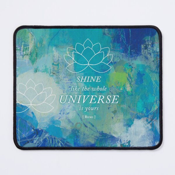 Item preview, Rumi inspirational quote with Mystical artwork in blue designed and sold by Sue Zipkin.