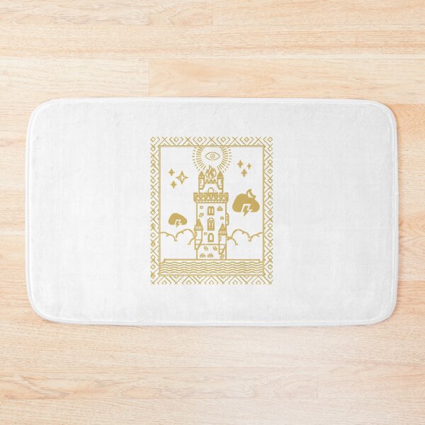 Item preview, Tarot Card - The Tower - Gold  designed and sold by Fa6gEmsz.