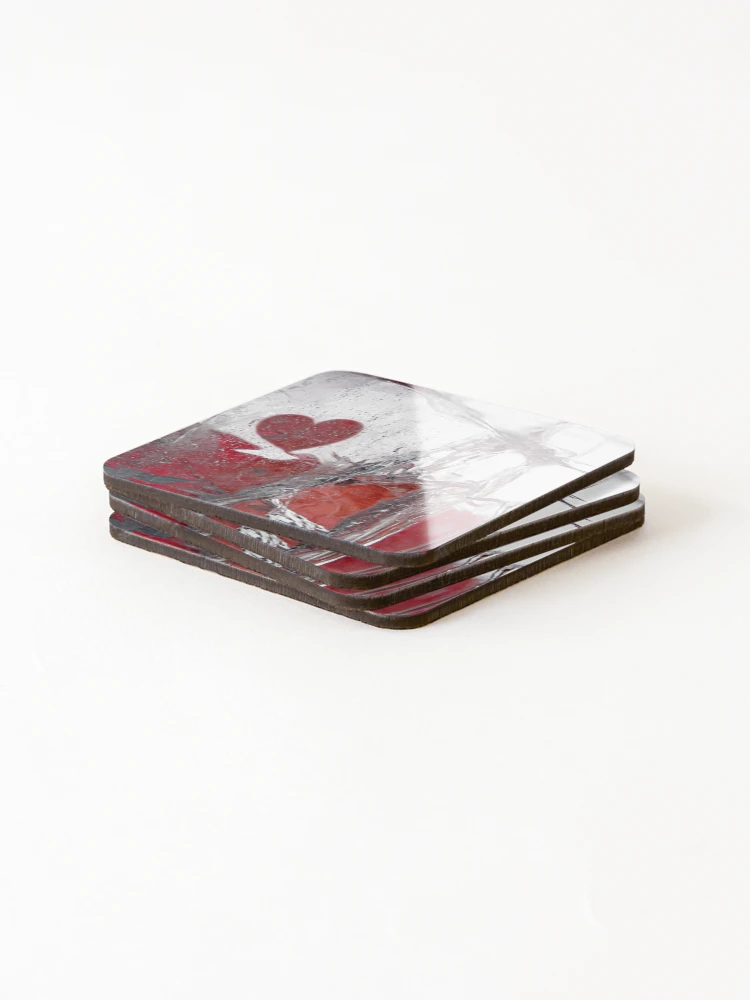 Thumbnail 4 of 5, Coasters (Set of 4), Ruby designed and sold by Gisele Bedard.